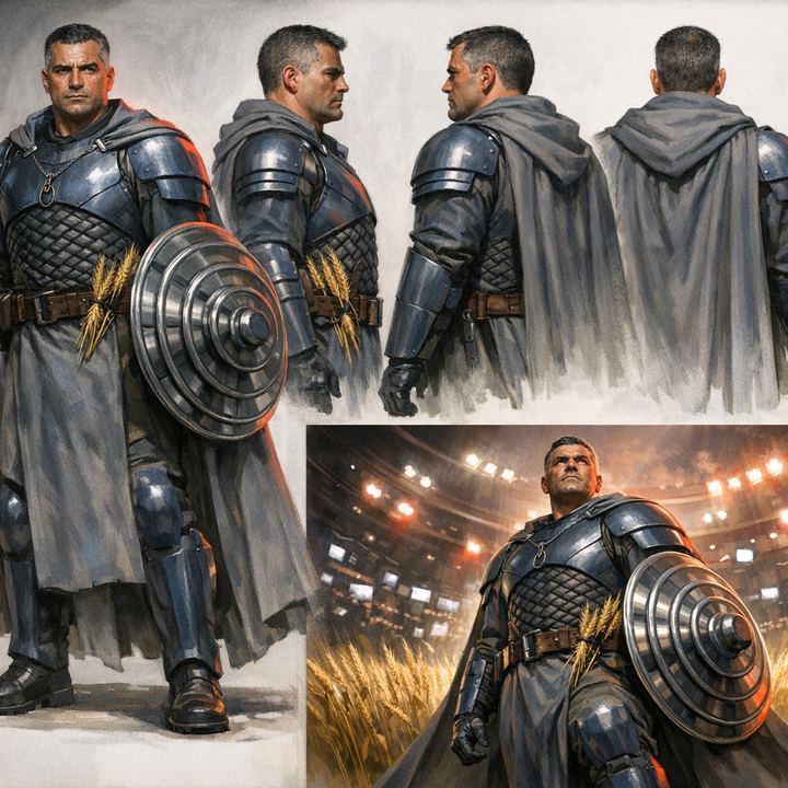 Character sheet for Span, a fictional character from The Infrastructure Guard
