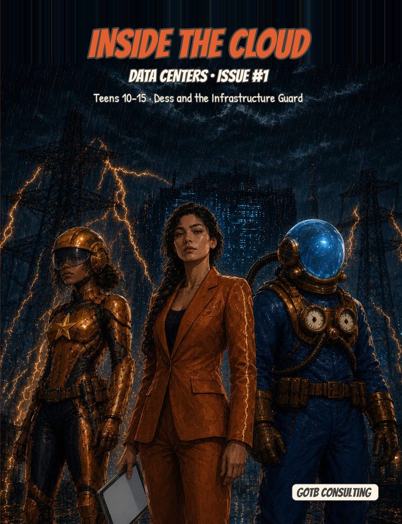 Cover of Data Centers series issue 1, Inside the Cloud (Teen edition)