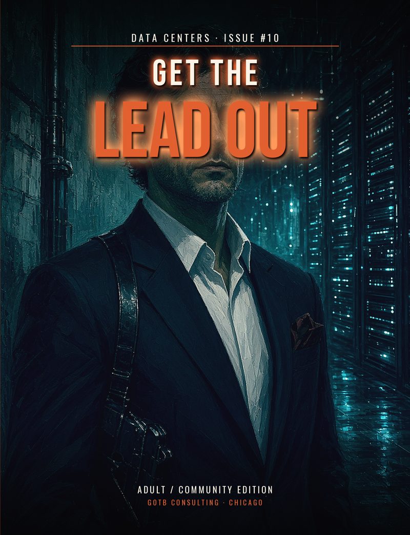 Cover of Data Centers series issue 10, Get the Lead Out (Adult edition)
