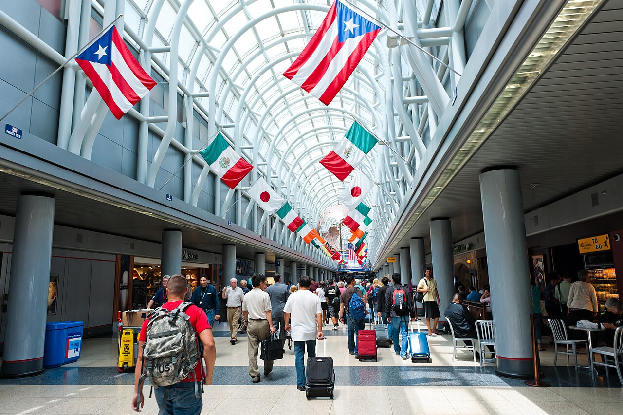 Airport concourse