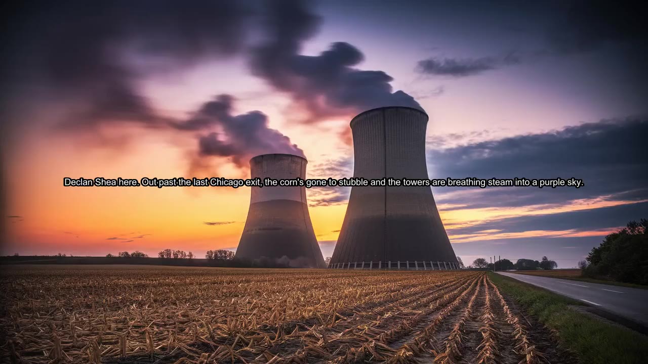 A frame from the first skit on the timeline, Prairie Bend: Baseload